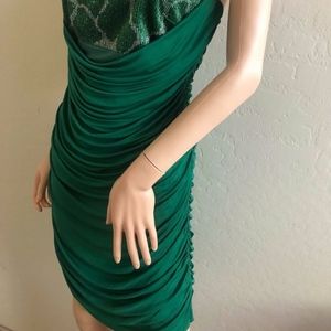 Roberto Cavalli Strapless Embellished Dress